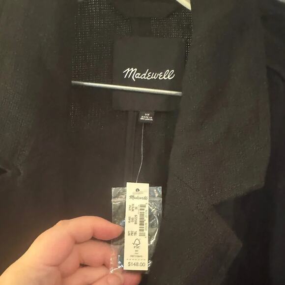 Madewell Larsen Breezewoven Linen Blend Blazer Size 3X New with Tag MSRP $148 - Picture 10 of 10